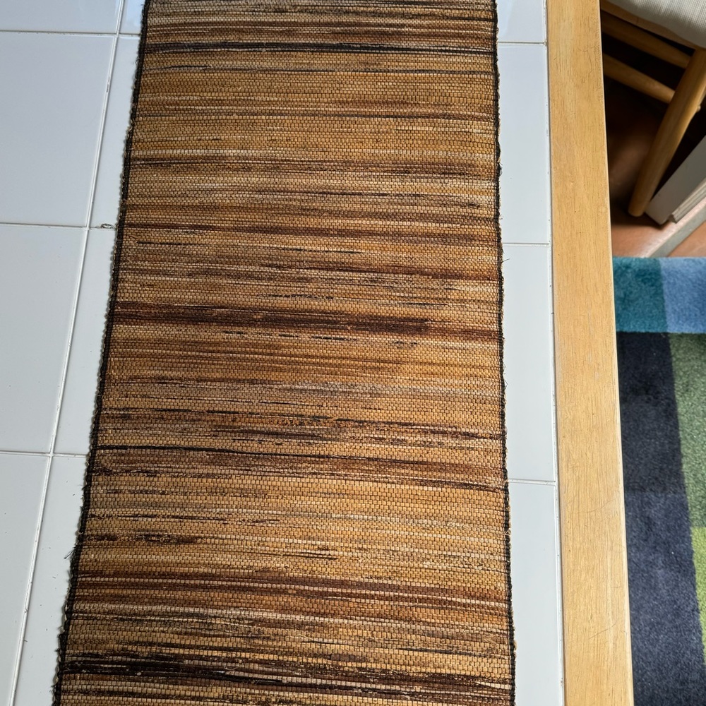 NWT Kazi woven table runner, handmade fair trade